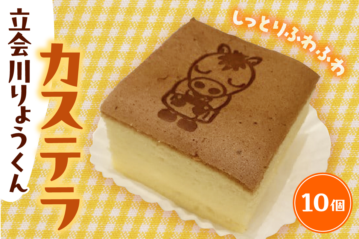 立会川りょうくんカステラ 10個入り