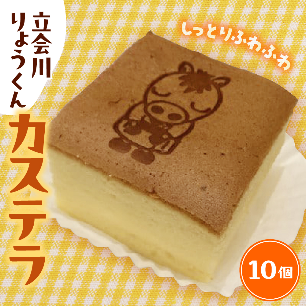 立会川りょうくんカステラ 10個入り